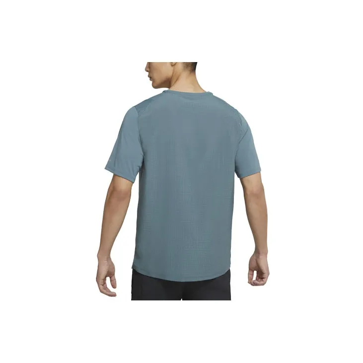 Nike MILER T Shirts Men Green-1