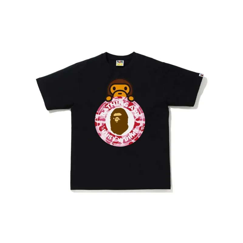 A BATHING APE Color Camo Milo On Busy Works Tee-2