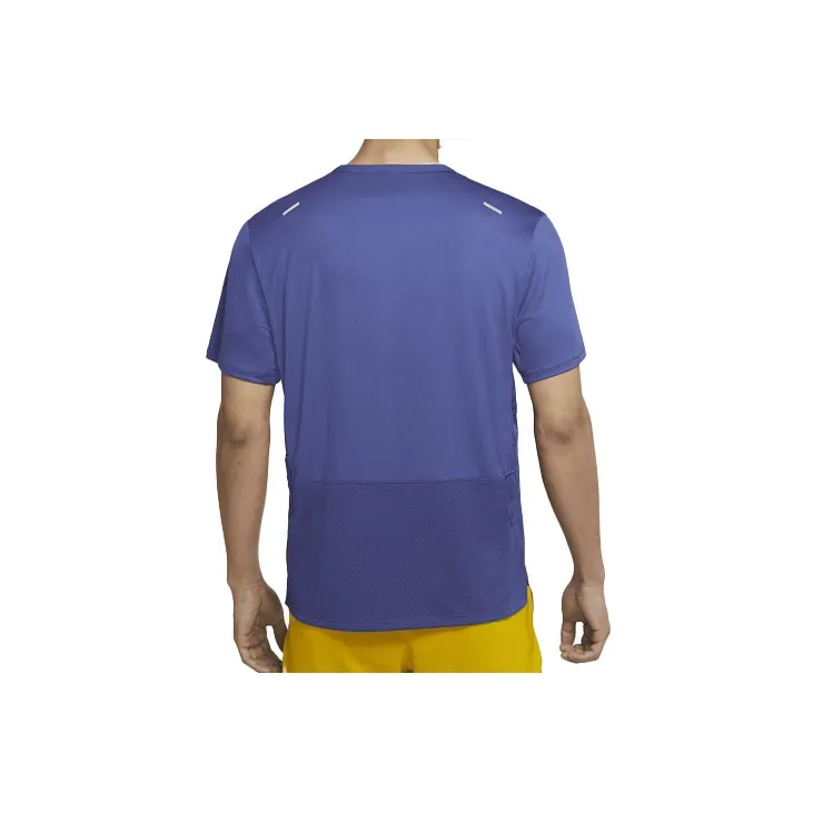 Nike T Shirts Men Dark Purple Gray-1