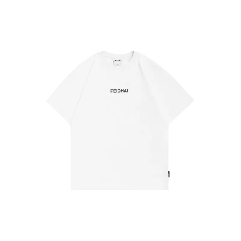 FEICHAI Straight Elbow-Length Sleeved T-Shirt Unisex-3