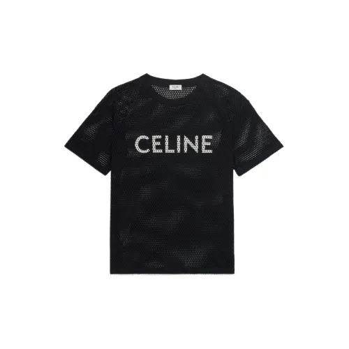 CELINE T-Shirts Men Black