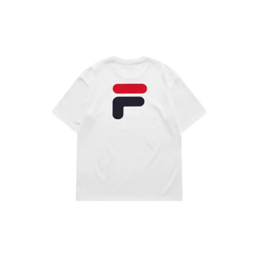 FILA FUSION T-Shirts Unisex White