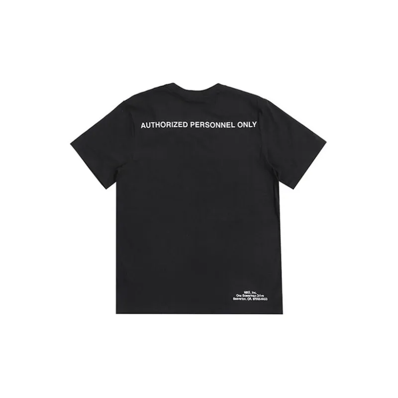 Nike SS22 Set in Sleeve T Shirt Men's Black-1