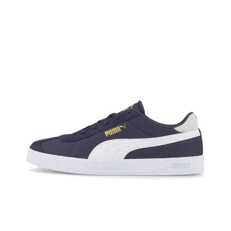 PUMA Club Nylon Casual Skateboarding Shoes Unisex Blue White-0