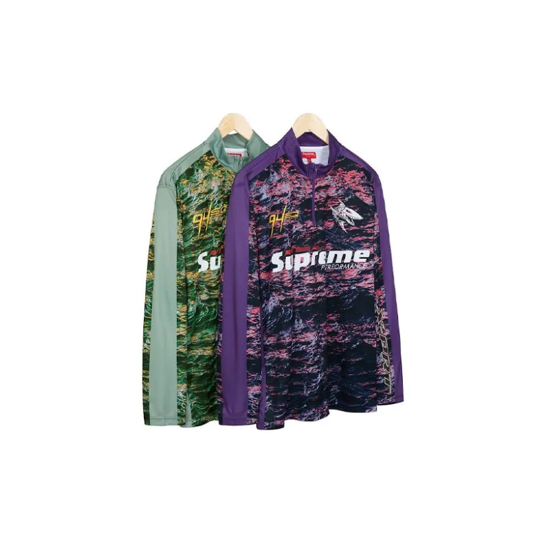 Supreme Waves Zip Pullover-2
