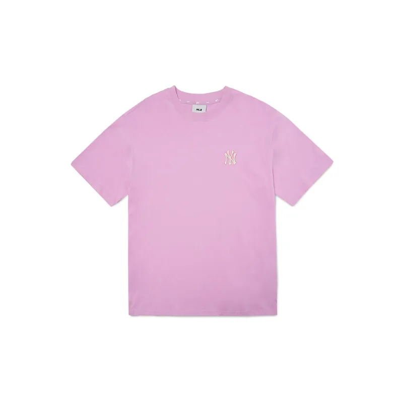 MLB Cashew Flower T Shirts Unisex Pink-1