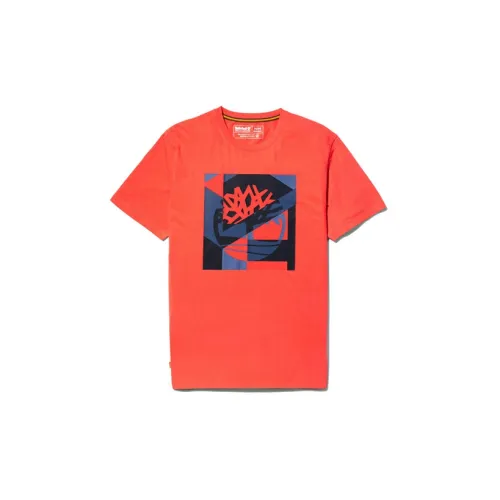 Timberland T-Shirts Men Spicy Pepper Red