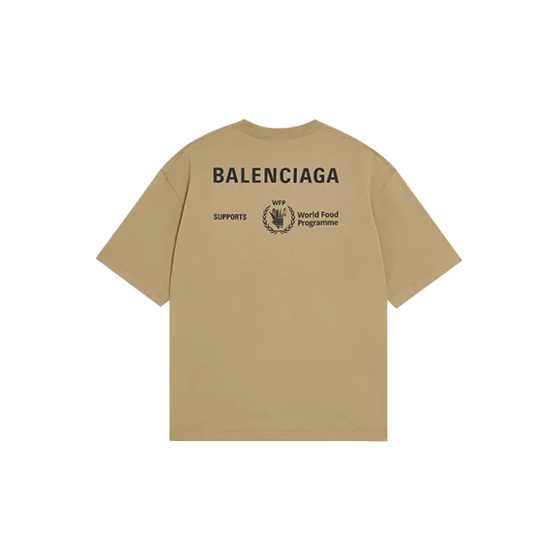 Balenciaga T Shirts Men Khaki-1