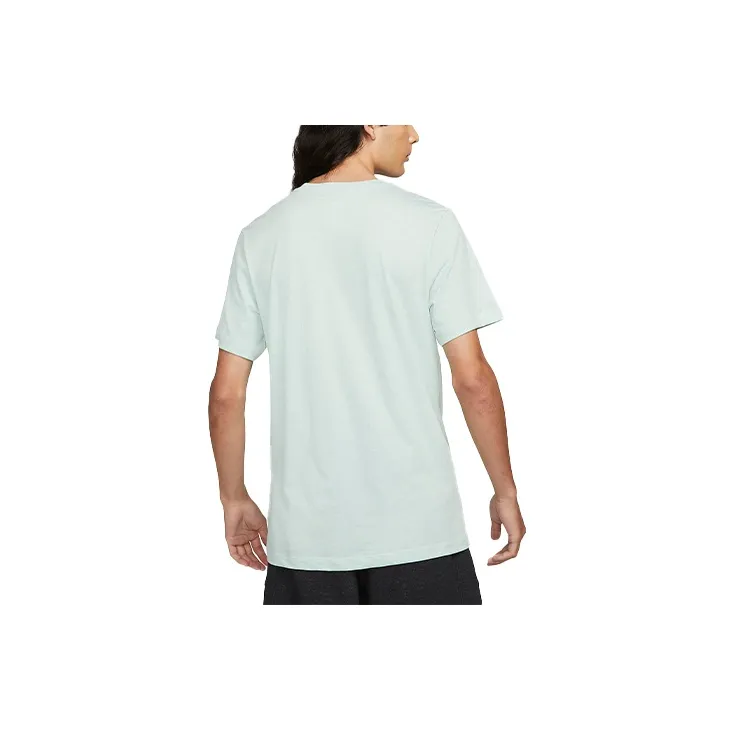 Nike T-Shirts Men Cream Green-1
