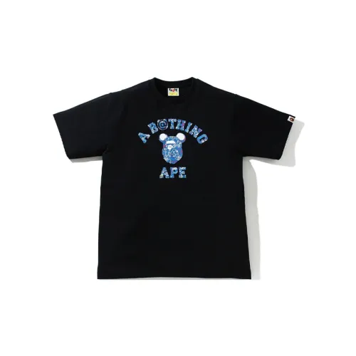 Medicom Toy X Be@rbrick X A BATHING APE Medicom Toy Collection T-Shirts Men