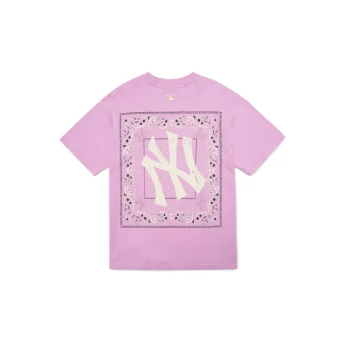 MLB Cashew Flower T-Shirts Unisex Pink