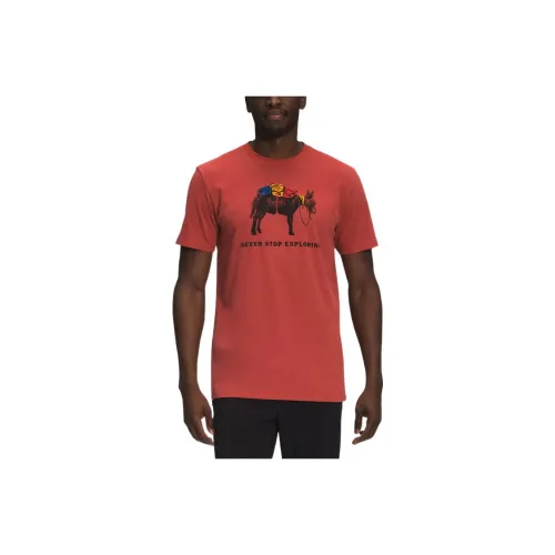 THE NORTH FACE T-Shirts Men Spicy Red