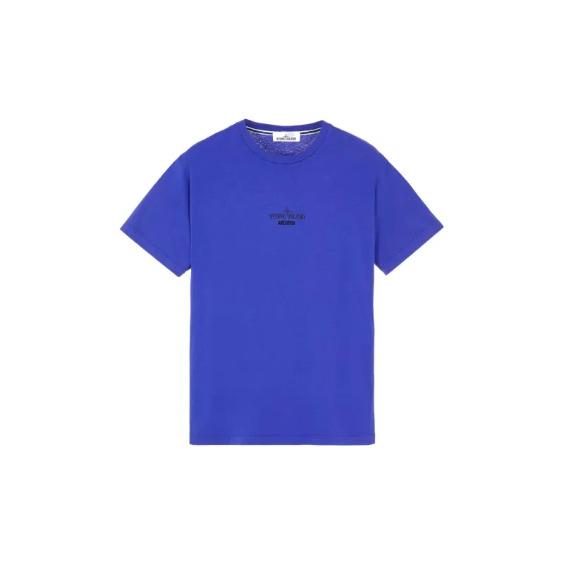 STONE ISLAND SS22 T Shirt Men's Royal Blue-1