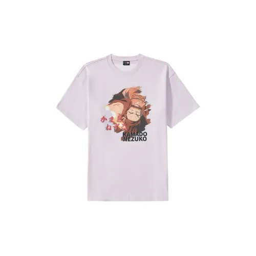 LNG X Demon Slayer T-Shirts Unisex Lotus Purple Pink