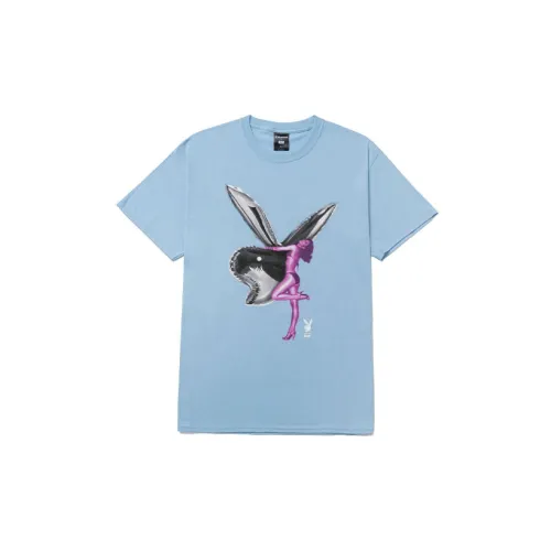 Playboy HUF Ss22 X Playboy T-Shirts Men Blue