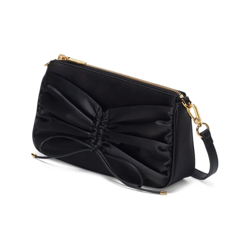 CHARLES&KEITH PU Small CK Bag Shoulder Bag Women's Black/Beige/Multi Composite Color-0