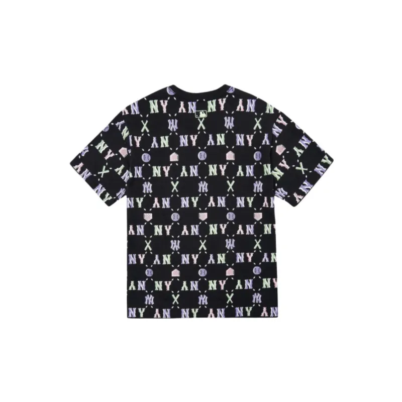 MLB Base Logo T Shirts Unisex Black-1