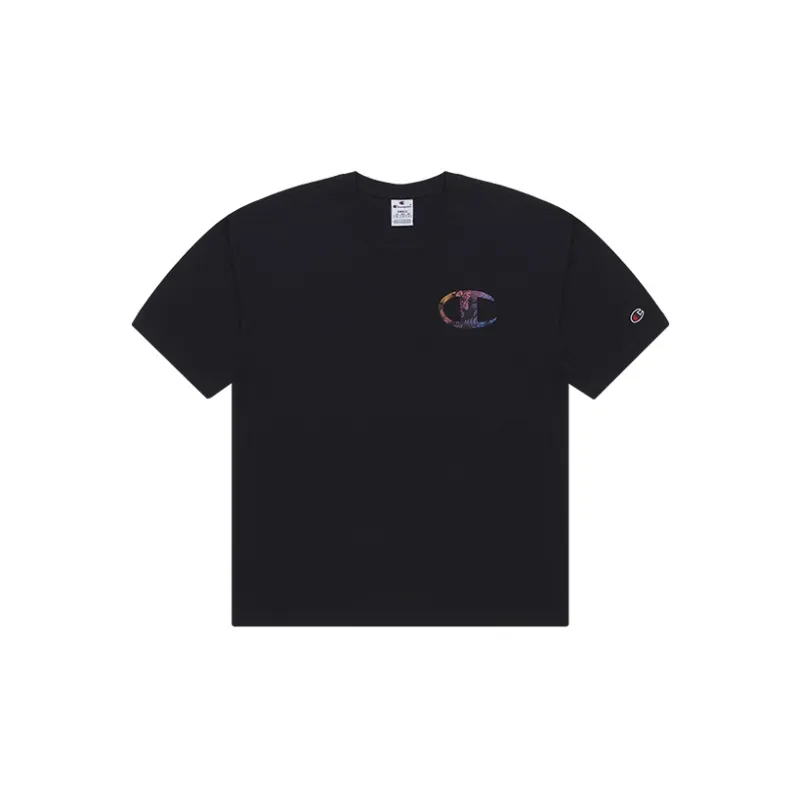 Champion Rochester T Shirts Unisex Black-1