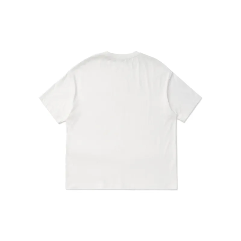 OPICLOTH Straight T-Shirt Unisex White-1