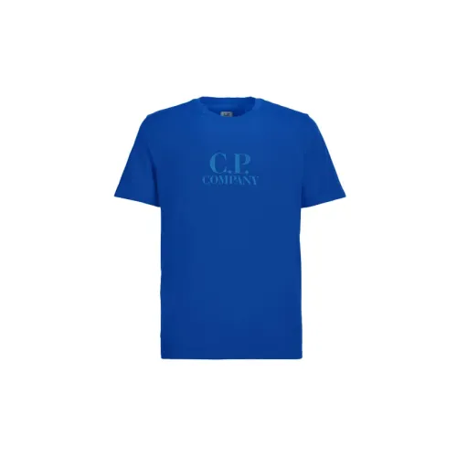 C.P.Company T-Shirts Men Blue Quartz