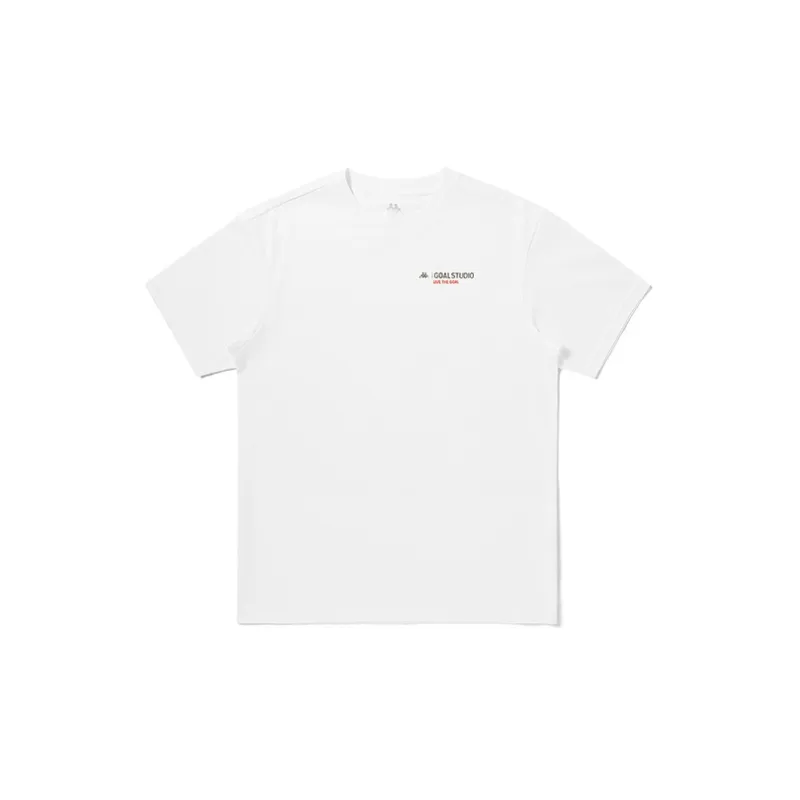 Kappa x Goalstudio Crew Neck Fitted Straight Short Sleeved T Shirt Unisex-1