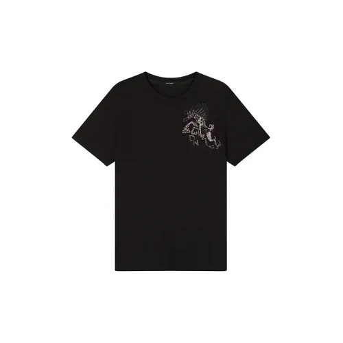 DAVID NAMAN T-Shirts Men Black