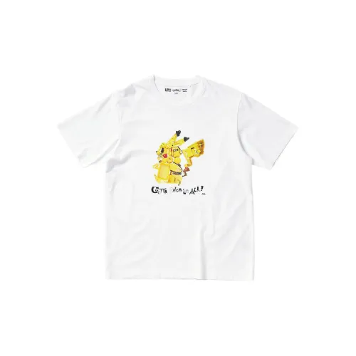 Pokemon UNIQLO Pokémon Co-Branded Series T-Shirts Unisex White