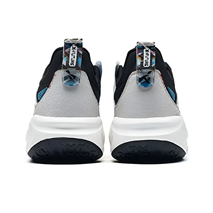 XTEP AG LVL UP 1 Low Top Casual Shoes Men's Dove Gray-2