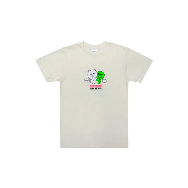 RIPNDIP Straight T-Shirt Unisex Pink-1