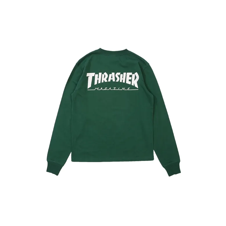 Thrasher T-Shirt Japan Version Unisex Green-1
