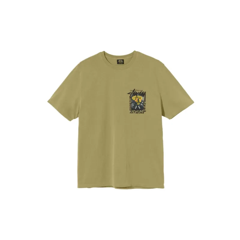 Stussy Camelias Pigment Dyed Tee-11