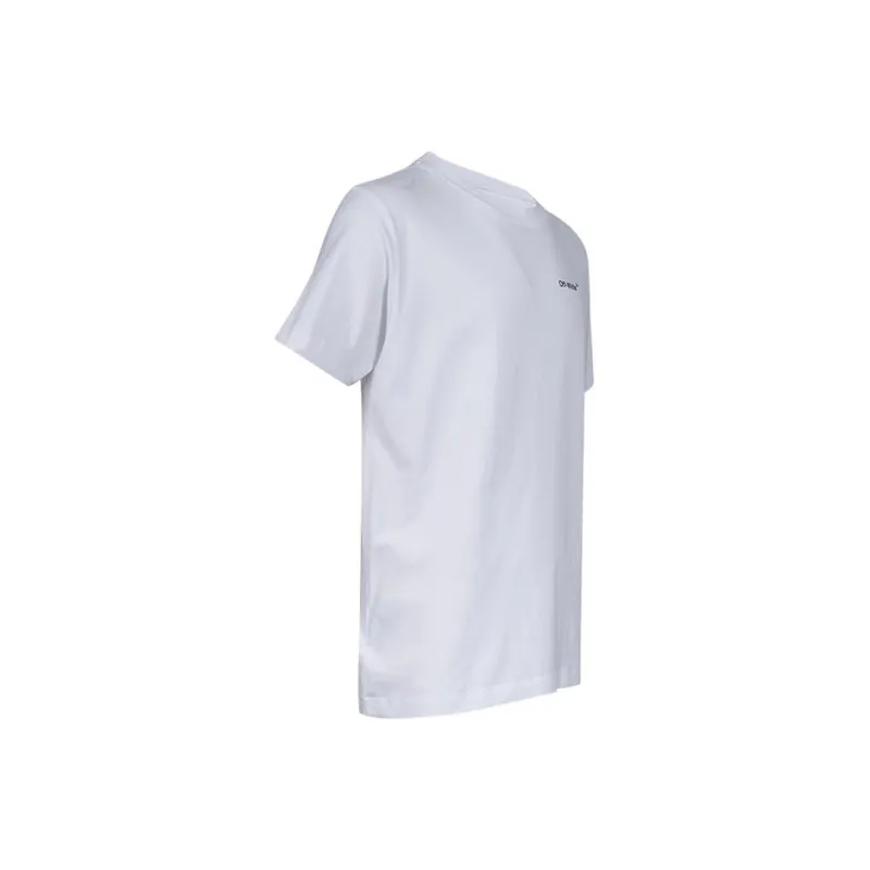 OFF-WHITE Wave Diag Slim Short-Sleeve Tee - POIZON