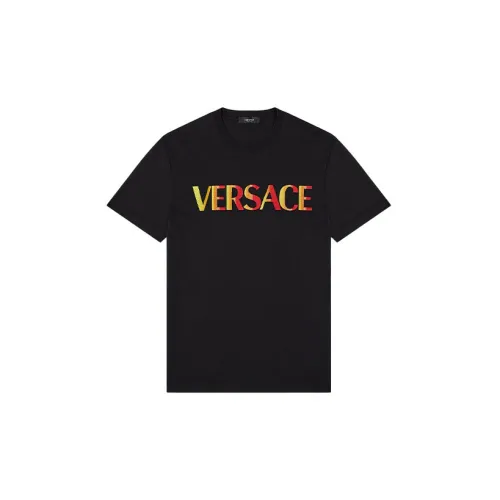 VERSACE T-Shirts Men Black