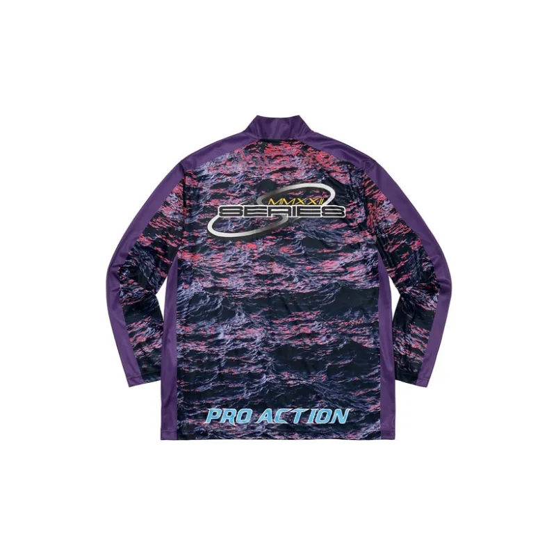 Supreme Waves Zip Pullover-1