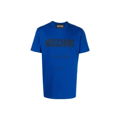 MOSCHINO T-Shirts Men Blue