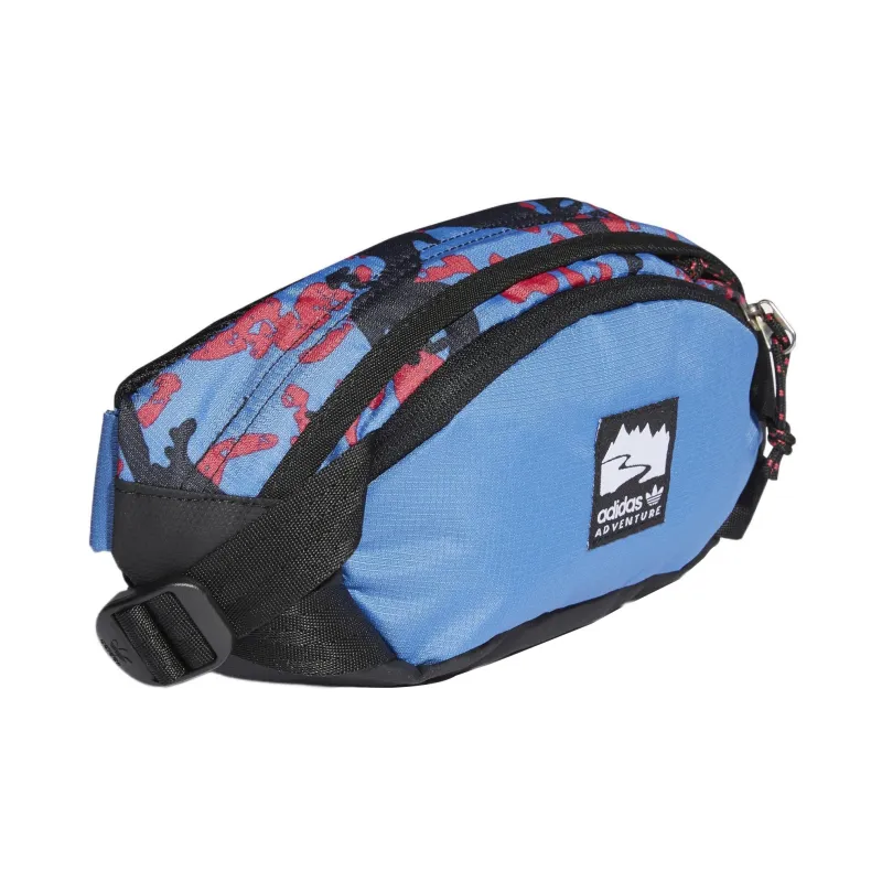 Adidas Originals Polyester Fanny Pack Regular Unisex Black Red Blue Mixed Color-2