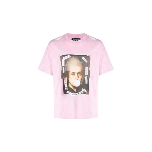 VERSACE JEANS COUTURE T-Shirts Men Pink