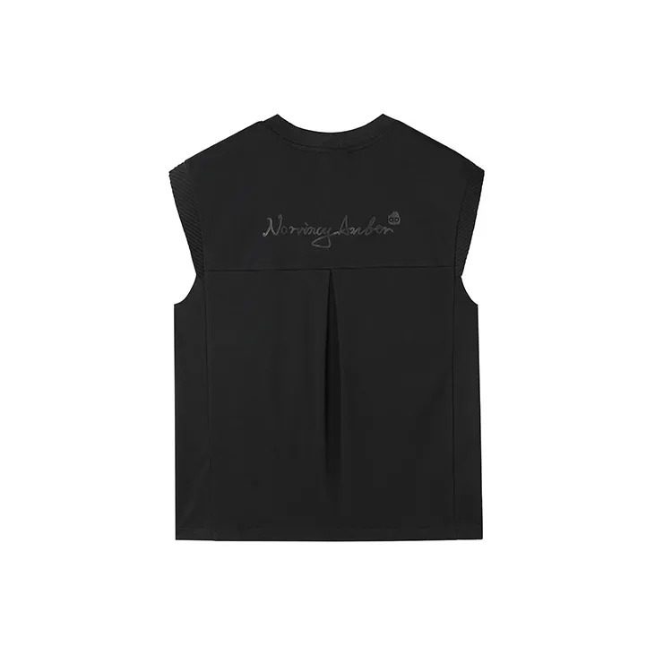 NORVINCY Comfortable And Breathable Sweat Wicking 100% Cotton Sleeveless T Shirt Unisex-1