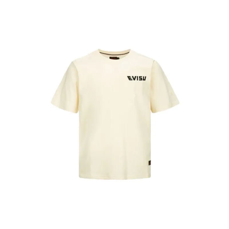 EVISU T Shirt Men's Beige Yellow-1
