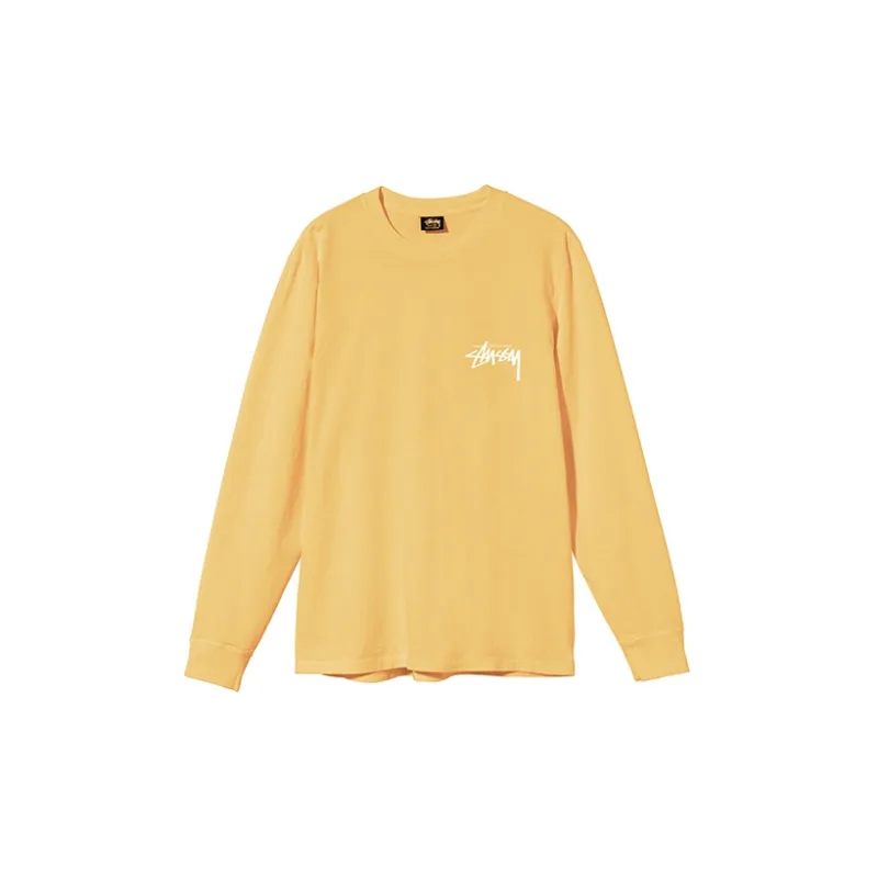Stussy Weeds Pigment Dyed Long Sleeve Tee-9
