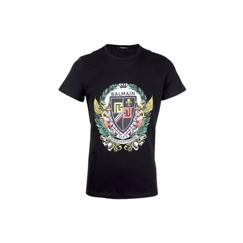 BALMAIN T-Shirts Men Black