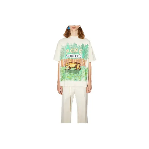 Acne Studios T-Shirts Unisex White