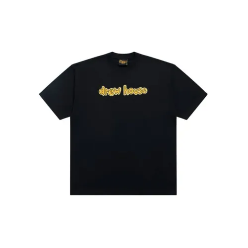 Drew House Letter Logo Series T-Shirts Unisex Black