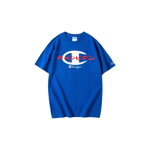 Champion T-Shirts Unisex Royal Blue