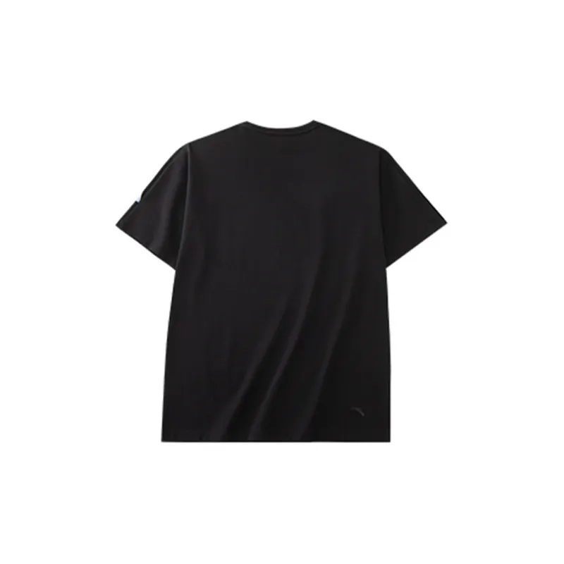 Anta x QINGKUANGXILIE T Shirt Unisex Black-1