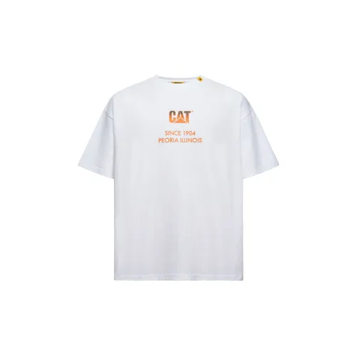 CAT T-Shirts Unisex White