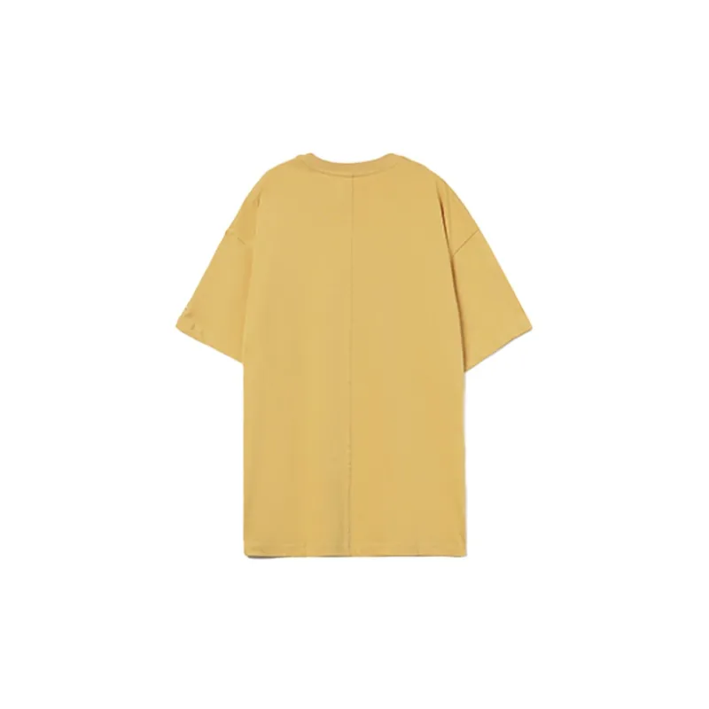 LINING Skateboard T Shirts Men Light Ochre Yellow-1