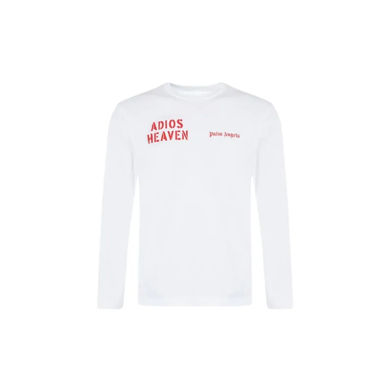PALM ANGELS T Shirts Men Ecru-1