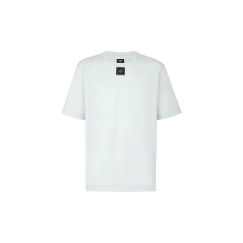 FENDI T-Shirts Men Light Blue