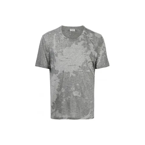 SAINT LAURENT T-Shirts Men Gray